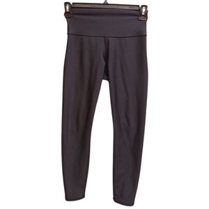 Alo Solid Black Pull On High-Waisted Activewear Leggings Size Medium